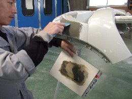 �t�����g�o���p�[�Ƀp�e��t����